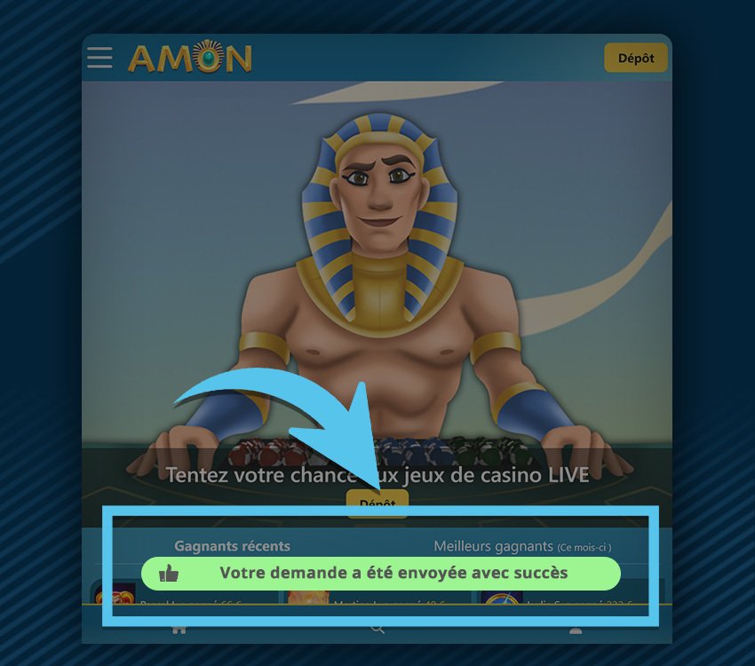 amon casino comment retirer etape 13