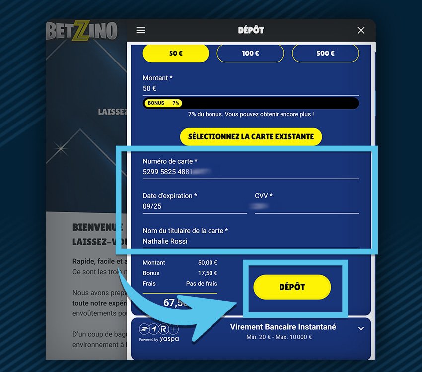 betzino casino comment reclamer bonus etape 6