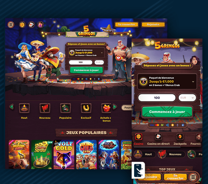 5gringos casino bonus bienvenue