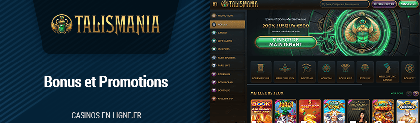 bonus de talismania casino