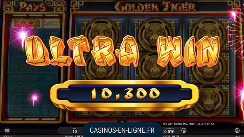 jeu golden tiger screenshot 2