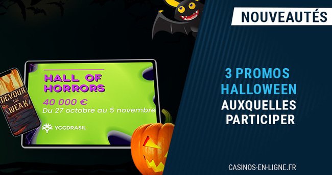 meilleurs tournois halloween disponibles en 2023 sur les casinos français