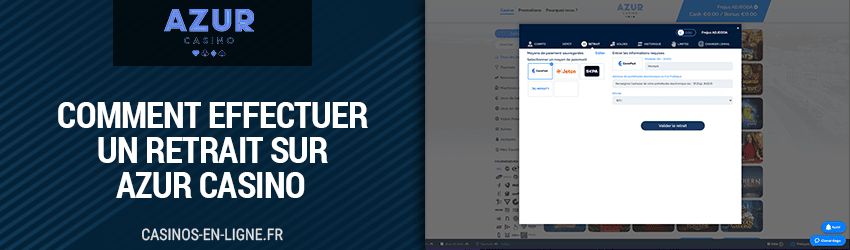 retrait sur azur