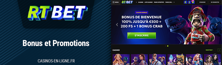 rtbet casino bonus