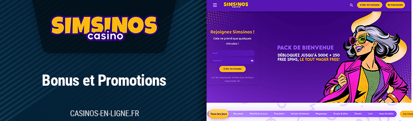 simsinos casino bonus