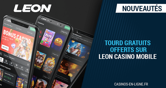 telechargez leon casino mobile recevez 50 tours gratuits